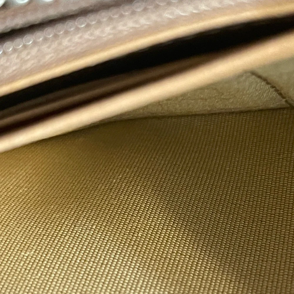 Vintage Jimmy Choo beige and Silver Star Wallet full inclusion
